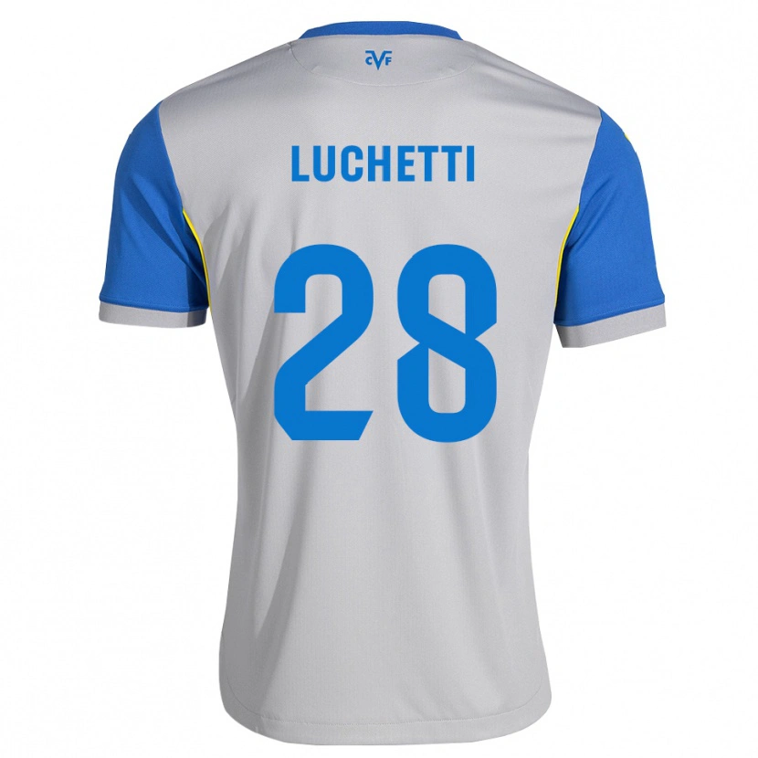 Danxen Heren Danilo Luchetti #28 Dodgerblauw Grijs Uitshirt Uittenue 2026/27 T-Shirt