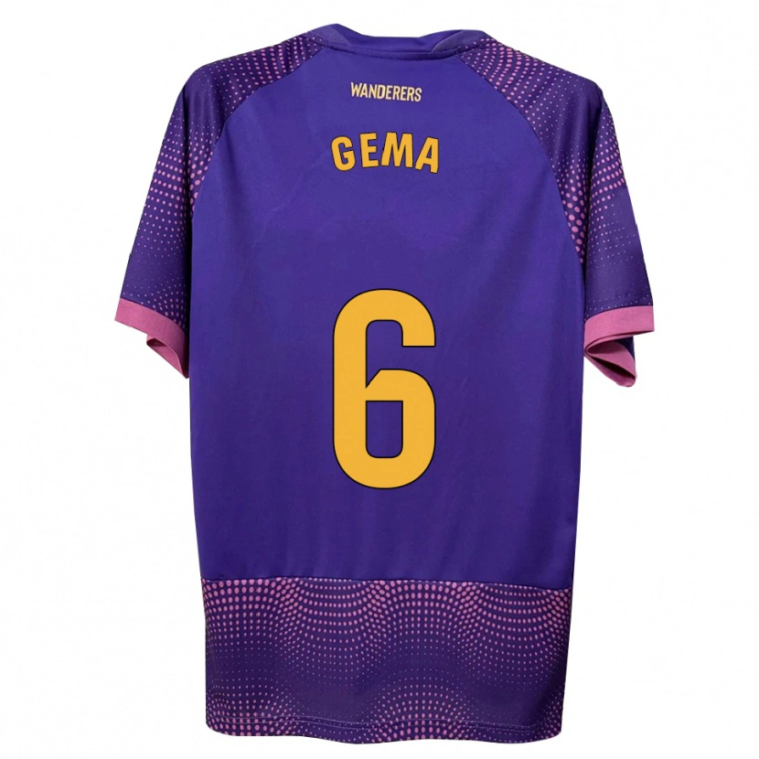 Danxen Heren Gema Climent #6 Paars Wit Roze Uitshirt Uittenue 2026/27 T-Shirt