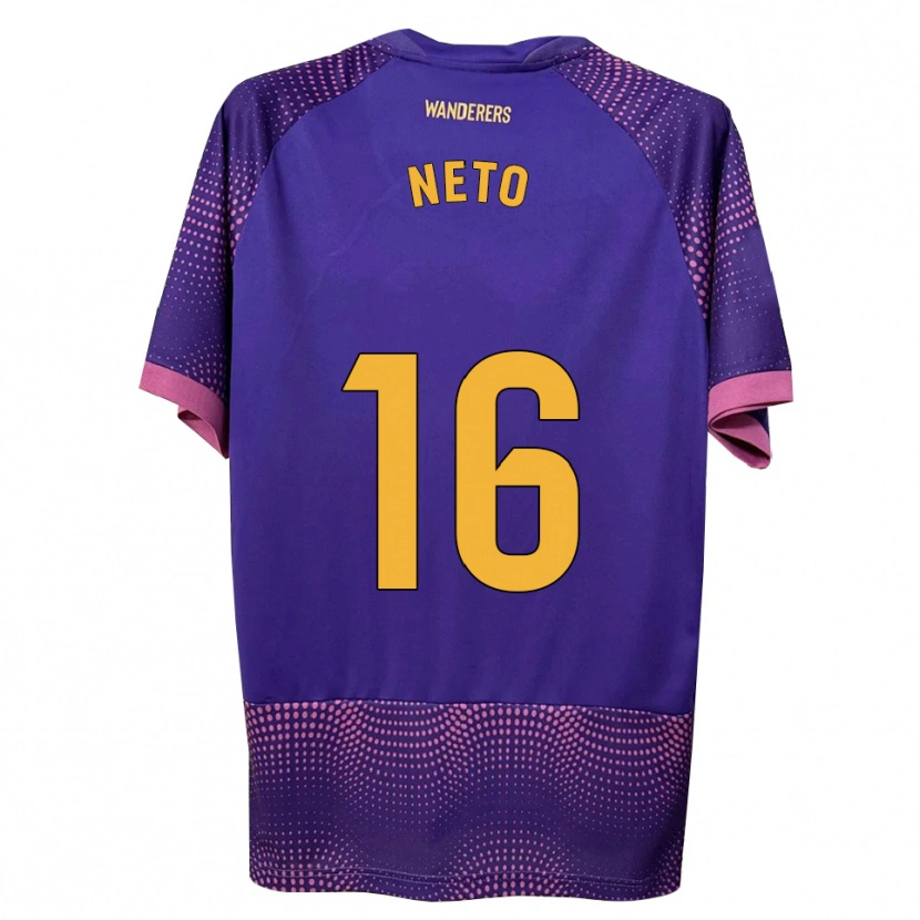 Danxen Heren Martim Neto #16 Paars Wit Roze Uitshirt Uittenue 2026/27 T-Shirt