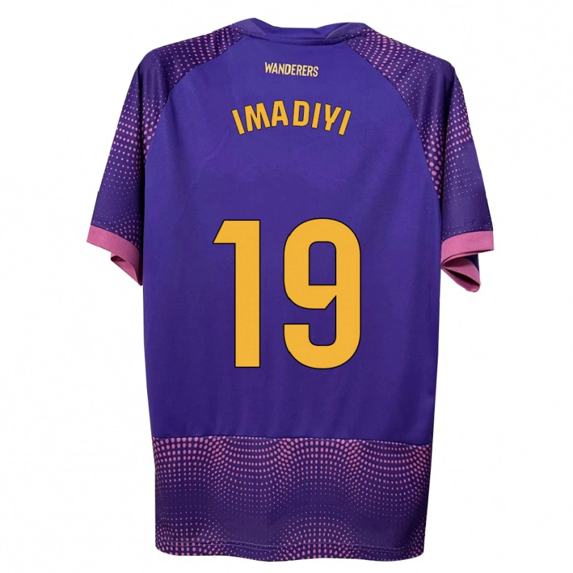 Danxen Heren Ceri Imadiyi #19 Paars Wit Roze Uitshirt Uittenue 2026/27 T-Shirt