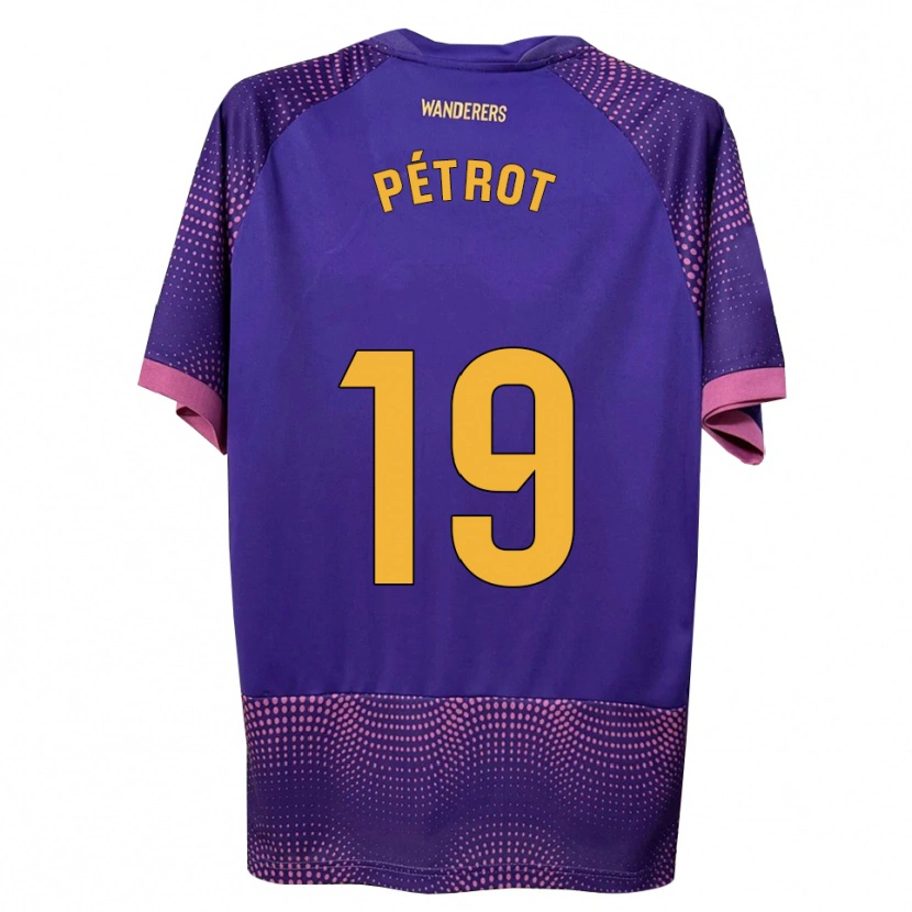 Danxen Heren Léo Pétrot #19 Paars Wit Roze Uitshirt Uittenue 2026/27 T-Shirt