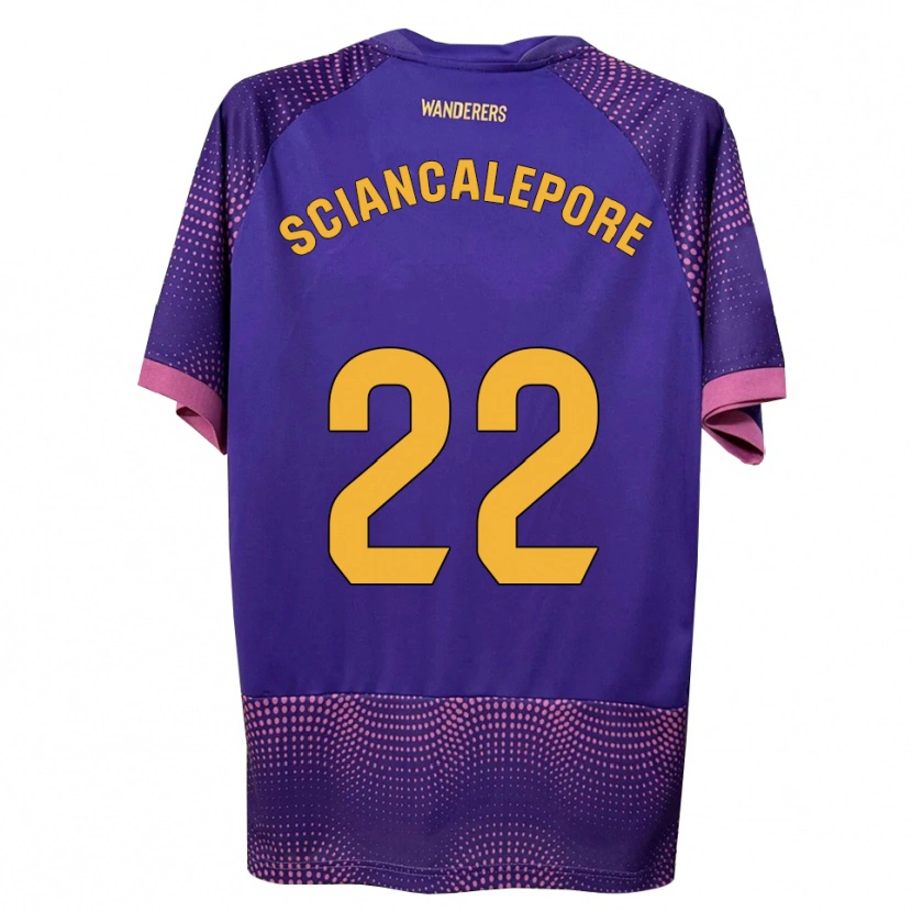Danxen Heren Mateo Sciancalepore #22 Paars Wit Roze Uitshirt Uittenue 2026/27 T-Shirt