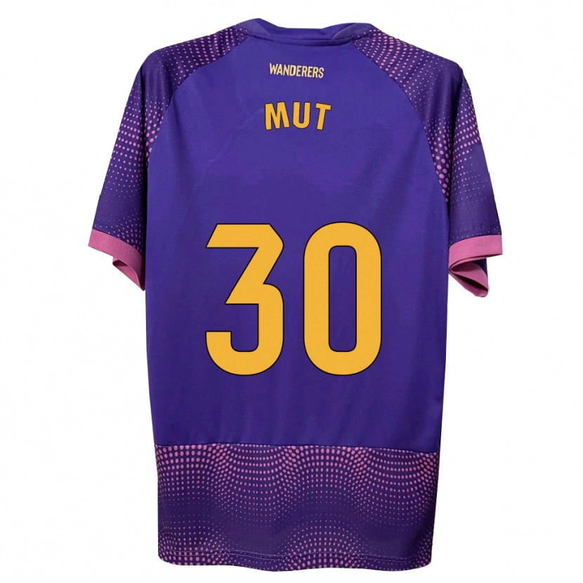 Danxen Heren Joan Mut #30 Paars Wit Roze Uitshirt Uittenue 2026/27 T-Shirt
