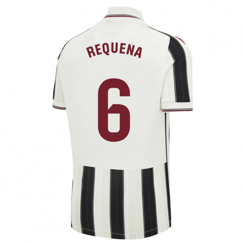Danxen Heren Dani Requena #6 Zwart Wit Rood Uitshirt Uittenue 2026/27 T-Shirt