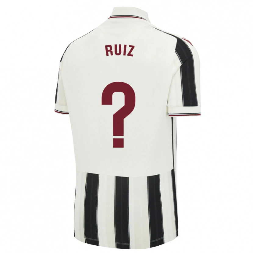 Danxen Heren Álex Ruiz #0 Zwart Wit Rood Uitshirt Uittenue 2026/27 T-Shirt