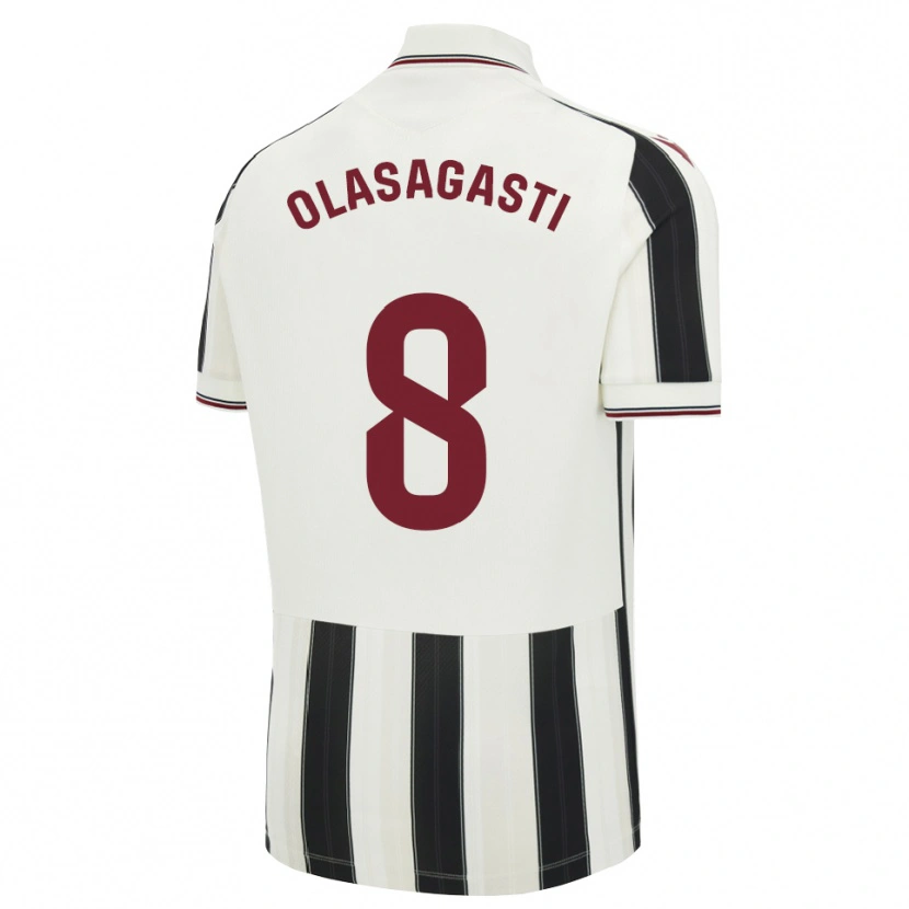 Danxen Heren Jon Ander Olasagasti #8 Zwart Wit Rood Uitshirt Uittenue 2026/27 T-Shirt