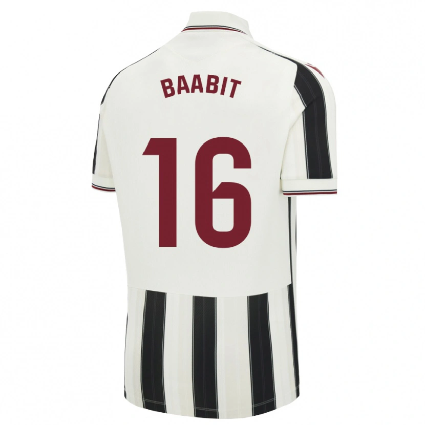 Danxen Heren Adam Baabit #16 Zwart Wit Rood Uitshirt Uittenue 2026/27 T-Shirt