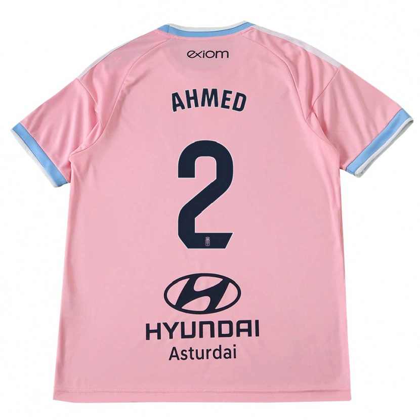 Danxen Heren Aisar Ahmed #2 Centaurieblauw Roze Uitshirt Uittenue 2026/27 T-Shirt