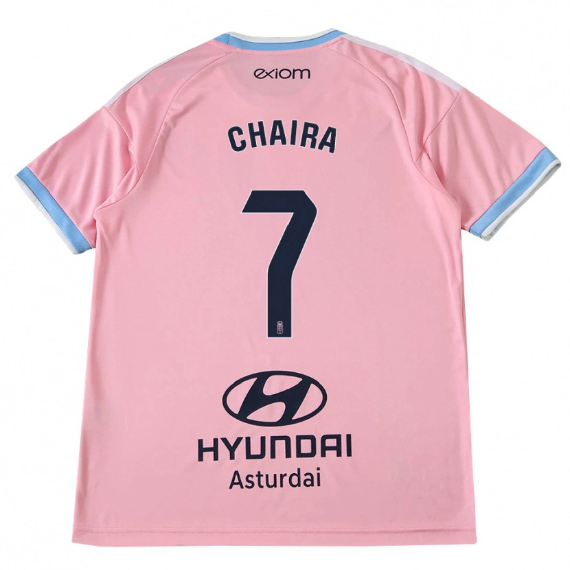 Danxen Heren Ilyas Chaira #7 Centaurieblauw Roze Uitshirt Uittenue 2026/27 T-Shirt