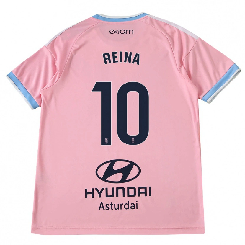 Danxen Heren Alberto Reina #10 Centaurieblauw Roze Uitshirt Uittenue 2026/27 T-Shirt