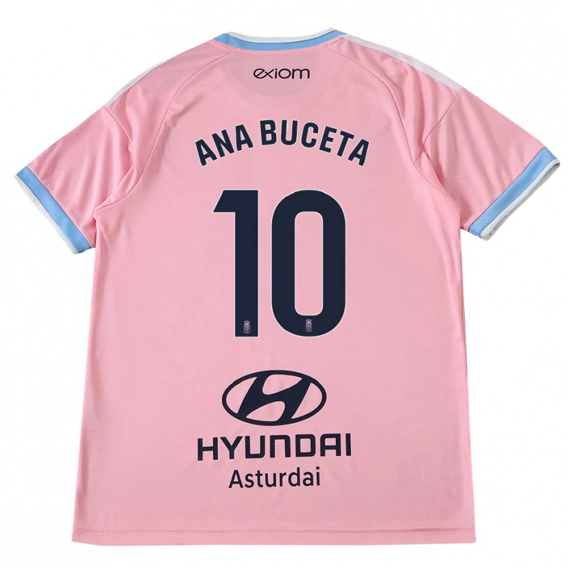 Danxen Heren Ana Buceta #10 Centaurieblauw Roze Uitshirt Uittenue 2026/27 T-Shirt