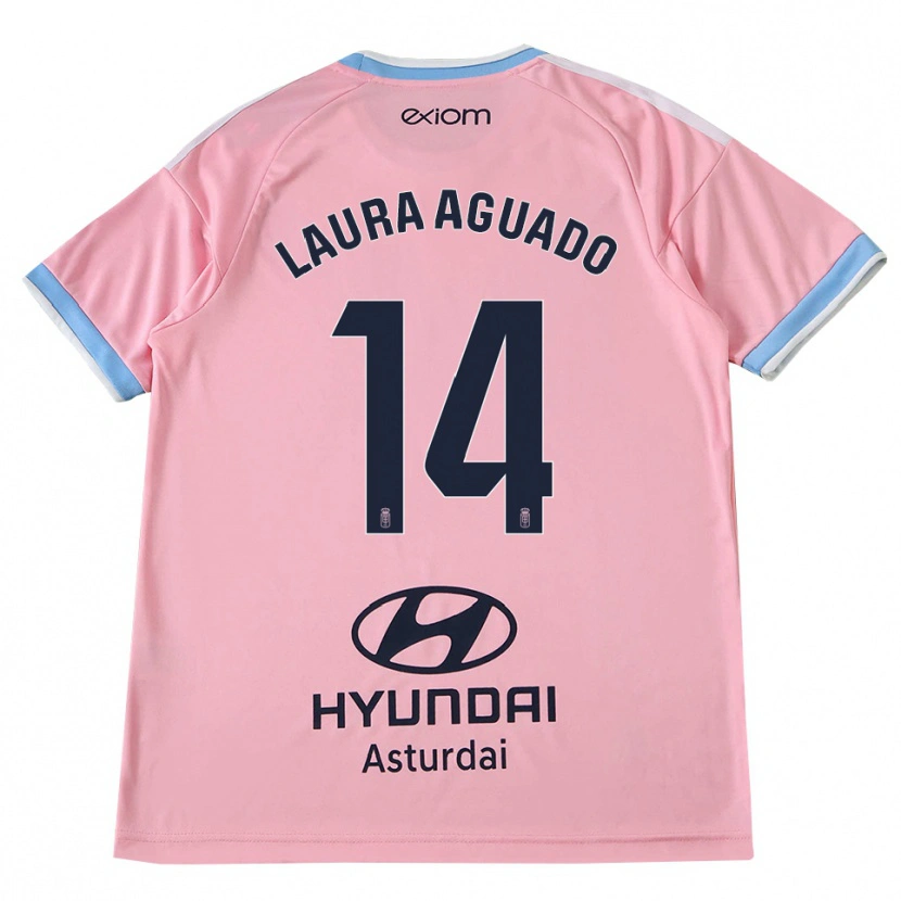Danxen Heren Laura Aguado #14 Centaurieblauw Roze Uitshirt Uittenue 2026/27 T-Shirt