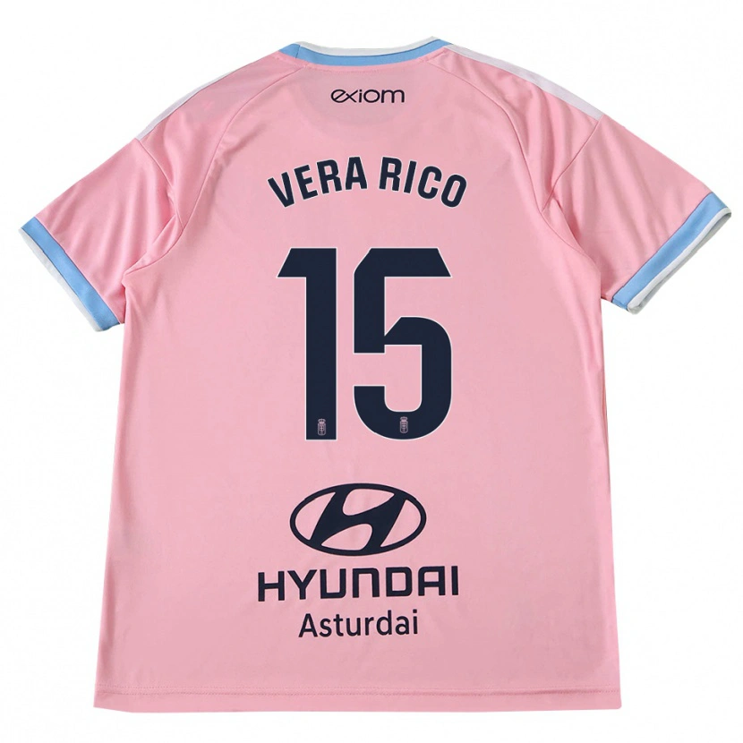 Danxen Heren Vera Rico #15 Centaurieblauw Roze Uitshirt Uittenue 2026/27 T-Shirt