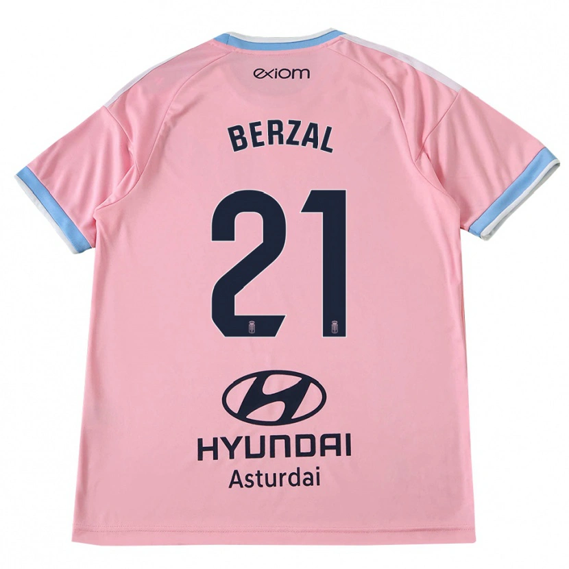 Danxen Heren Guille Berzal #21 Centaurieblauw Roze Uitshirt Uittenue 2026/27 T-Shirt
