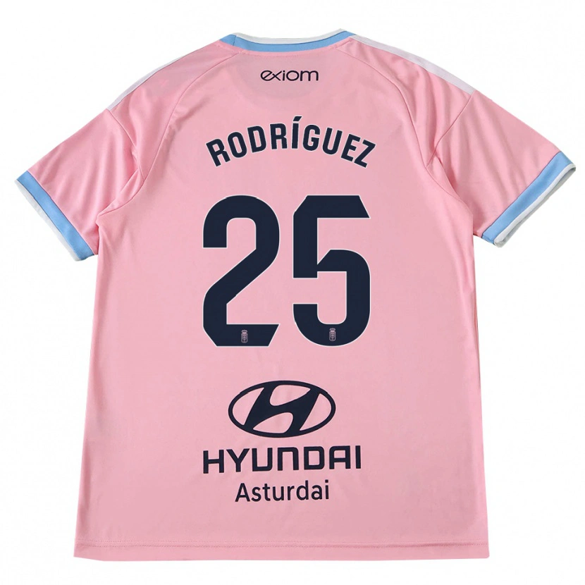 Danxen Heren Álvaro Rodríguez #25 Centaurieblauw Roze Uitshirt Uittenue 2026/27 T-Shirt