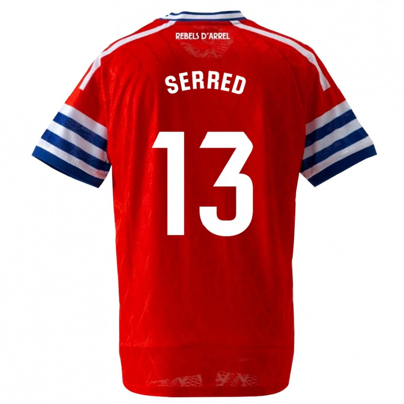 Danxen Heren Llorenç Serred #13 Koninklijk Blauw Rood Uitshirt Uittenue 2026/27 T-Shirt