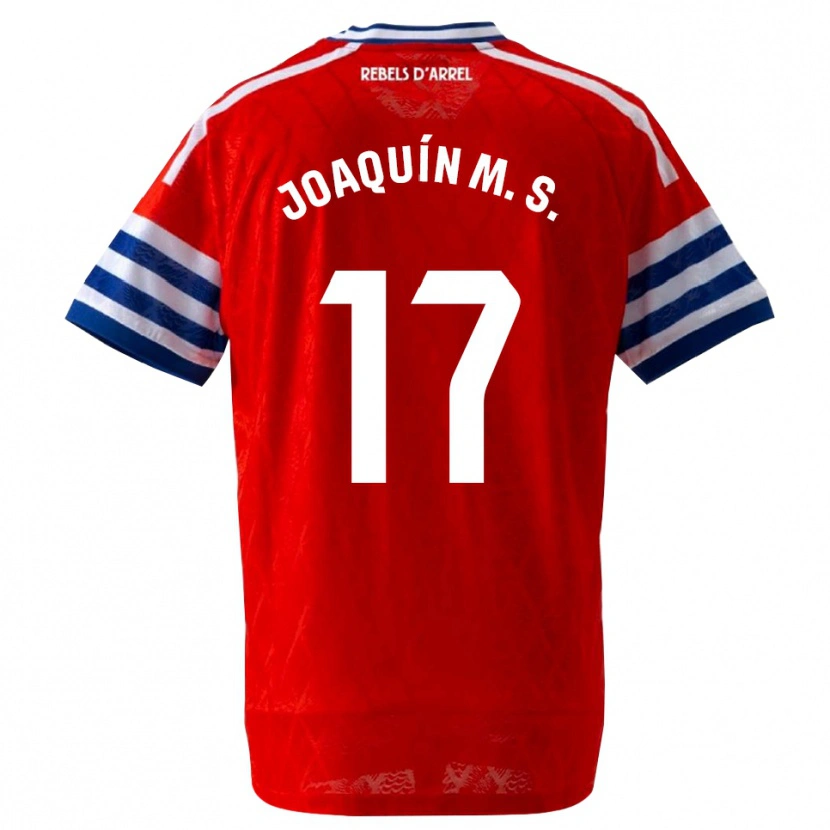 Danxen Heren Joaquín Sánchez #17 Koninklijk Blauw Rood Uitshirt Uittenue 2026/27 T-Shirt