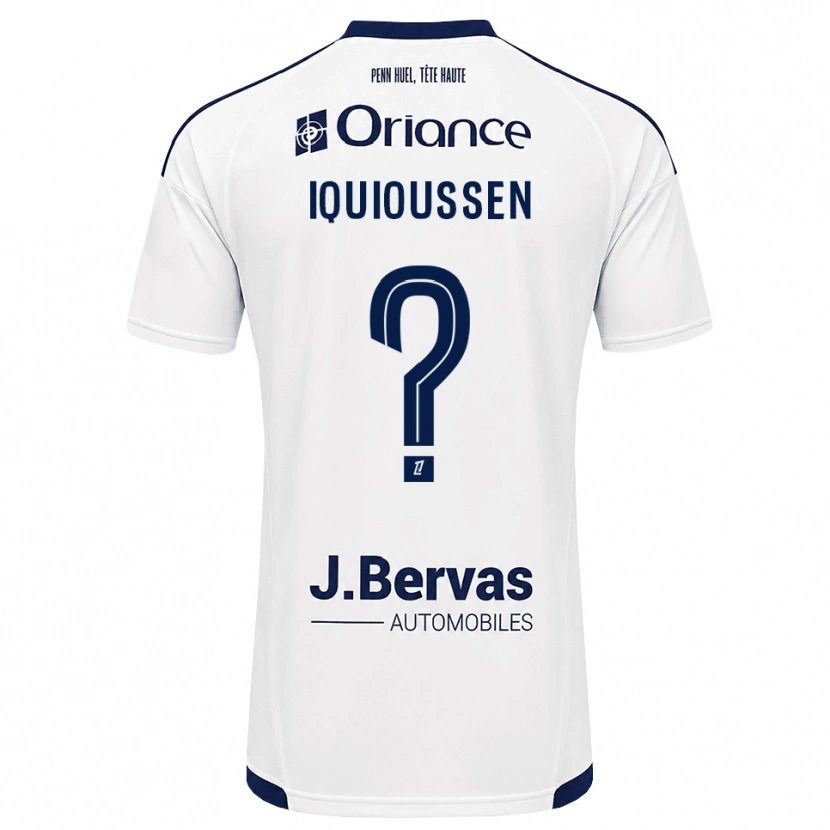 Danxen Heren Adam Iquioussen #0 Marineblauw Wit Uitshirt Uittenue 2026/27 T-Shirt
