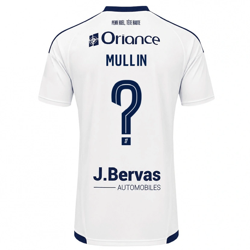 Danxen Heren Jamaal Mullin #0 Marineblauw Wit Uitshirt Uittenue 2026/27 T-Shirt