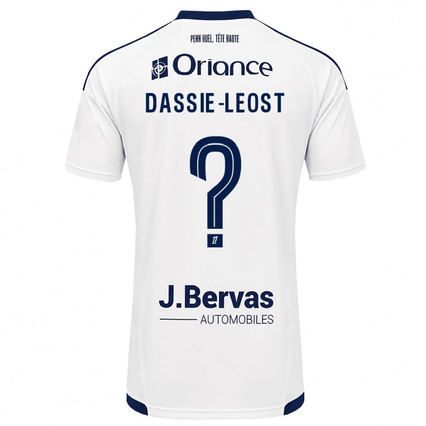 Danxen Heren Leila Dassie-Leost #0 Marineblauw Wit Uitshirt Uittenue 2026/27 T-Shirt