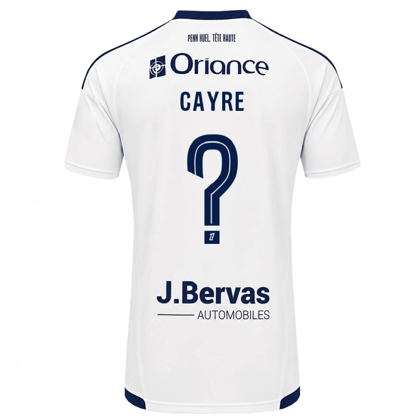 Danxen Heren Alexane Cayre #0 Marineblauw Wit Uitshirt Uittenue 2026/27 T-Shirt