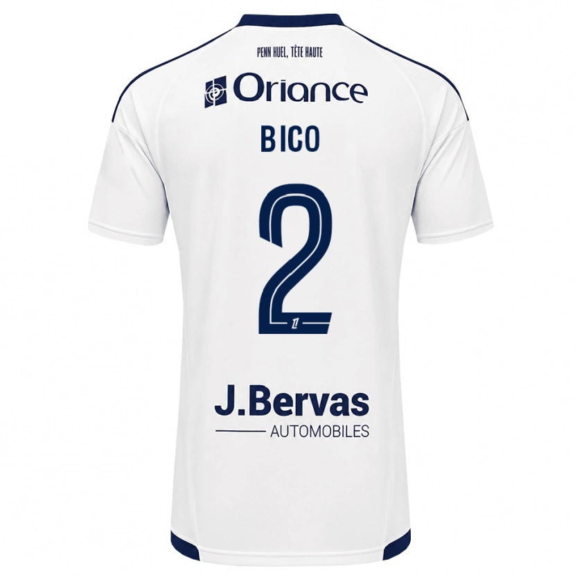 Danxen Heren Angelo Bico #2 Marineblauw Wit Uitshirt Uittenue 2026/27 T-Shirt
