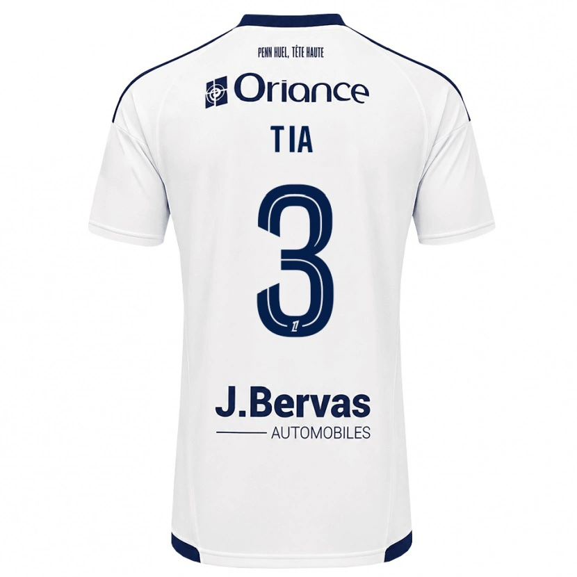 Danxen Heren Davy Tia #3 Marineblauw Wit Uitshirt Uittenue 2026/27 T-Shirt