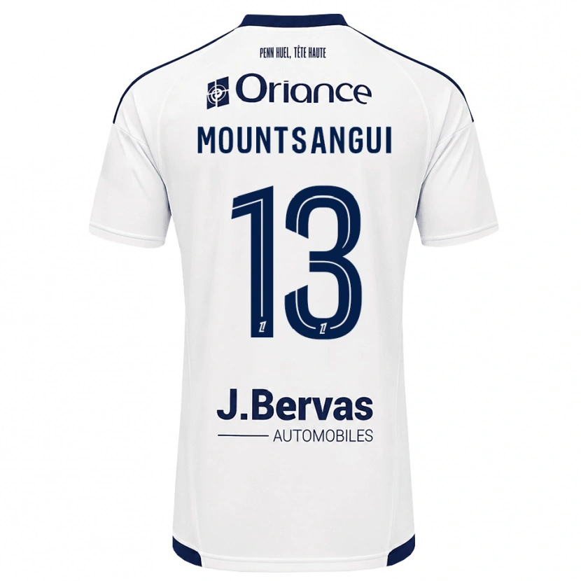 Danxen Heren Warren Mountsangui #13 Marineblauw Wit Uitshirt Uittenue 2026/27 T-Shirt
