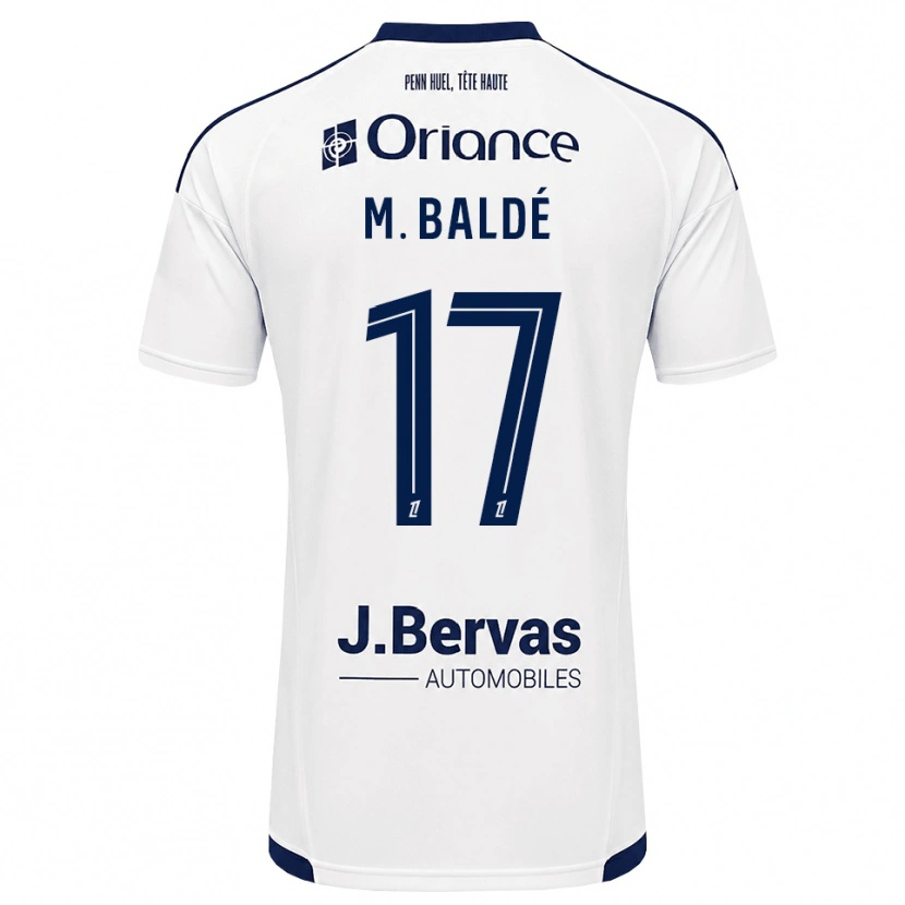 Danxen Heren Mama Baldé #17 Marineblauw Wit Uitshirt Uittenue 2026/27 T-Shirt