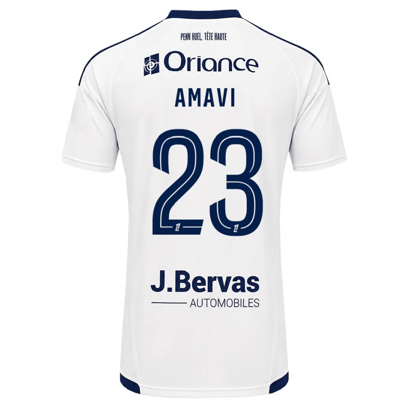 Danxen Heren Jordan Amavi #23 Marineblauw Wit Uitshirt Uittenue 2026/27 T-Shirt