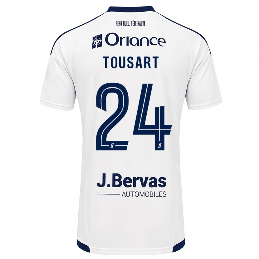 Danxen Heren Lucas Tousart #24 Marineblauw Wit Uitshirt Uittenue 2026/27 T-Shirt