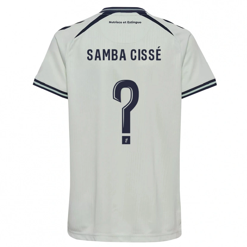 Danxen Heren Papa Samba Cissé #0 Middernachtblauw Wit Uitshirt Uittenue 2026/27 T-Shirt