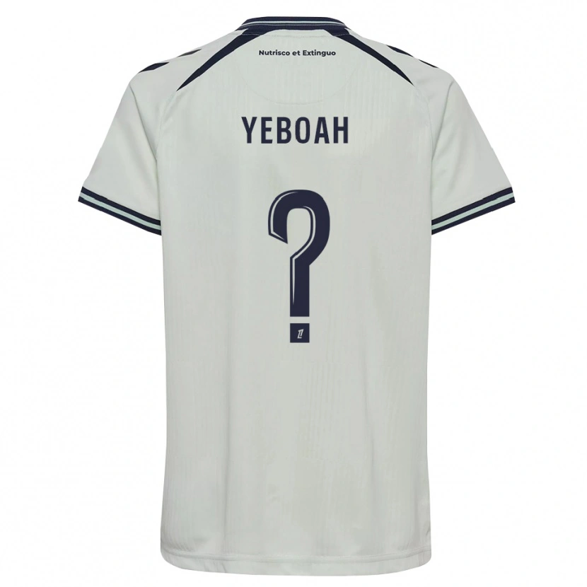 Danxen Heren Ananée Yeboah #0 Middernachtblauw Wit Uitshirt Uittenue 2026/27 T-Shirt