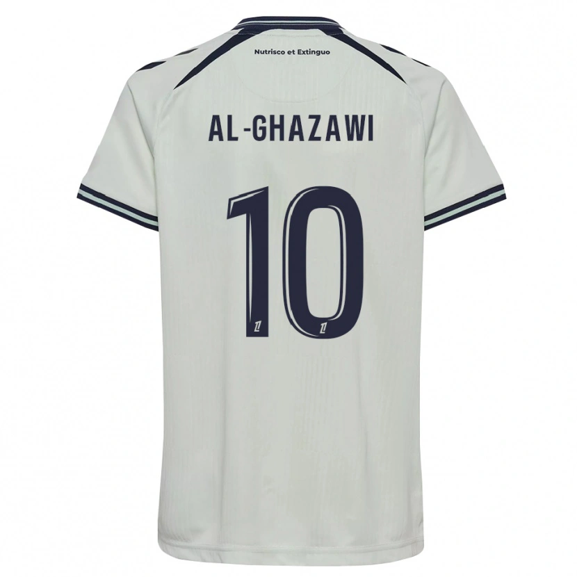 Danxen Heren Zayn Al-Ghazawi #10 Middernachtblauw Wit Uitshirt Uittenue 2026/27 T-Shirt