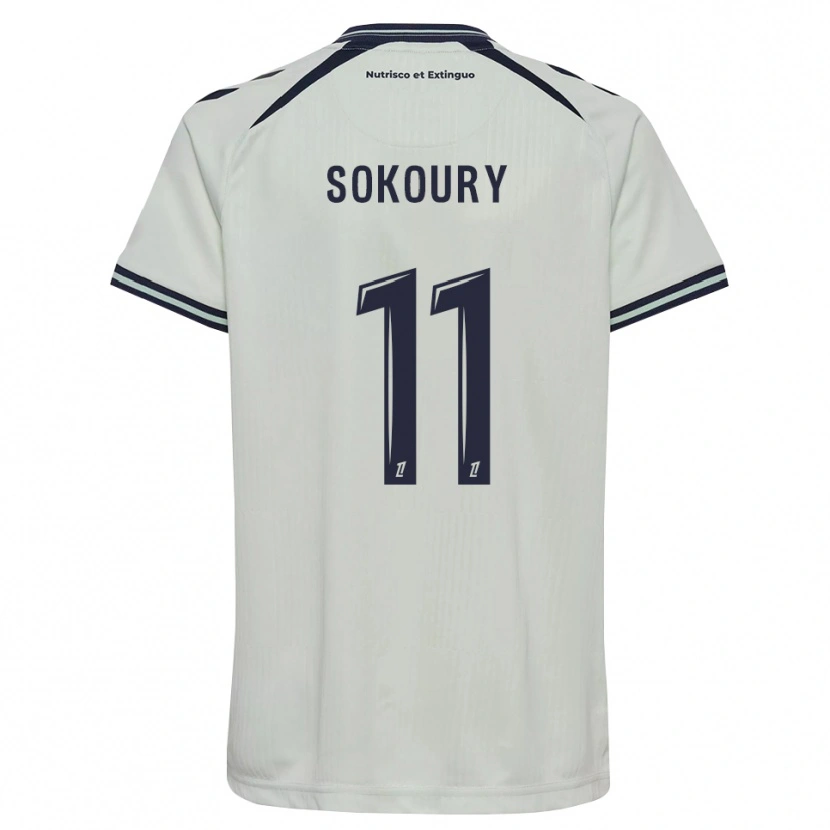 Danxen Heren Junior Sokoury #11 Middernachtblauw Wit Uitshirt Uittenue 2026/27 T-Shirt