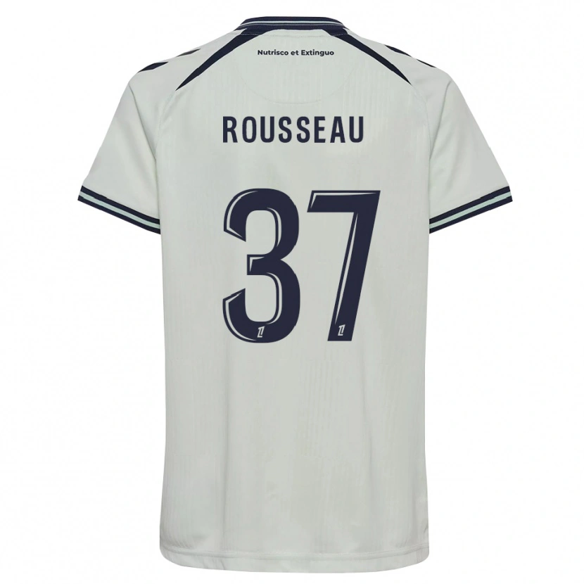 Danxen Heren Thomas Rousseau #37 Middernachtblauw Wit Uitshirt Uittenue 2026/27 T-Shirt