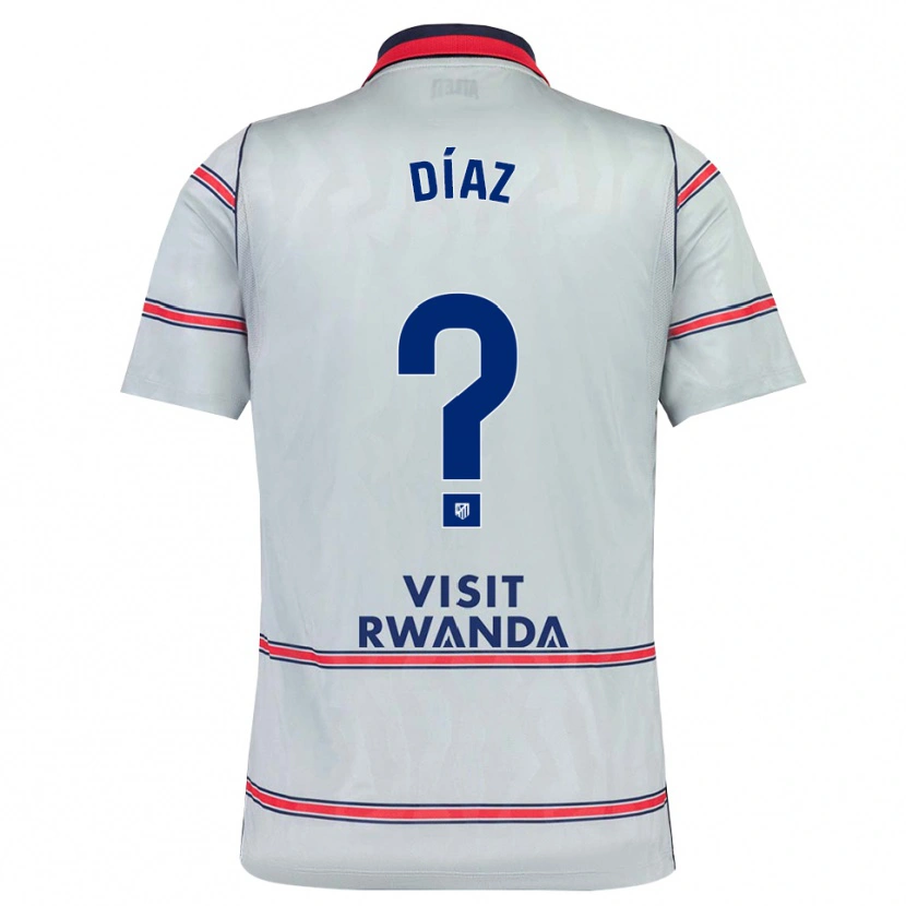 Danxen Heren Daniel Díaz #0 Grijs Rood Marineblauw Thuisshirt Derde Tenue 2026/27 T-Shirt