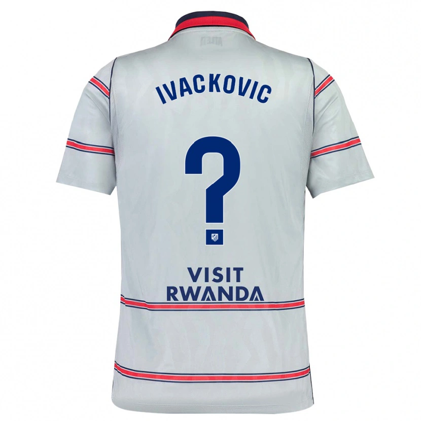 Danxen Heren Marco Ivackovic #0 Grijs Rood Marineblauw Thuisshirt Derde Tenue 2026/27 T-Shirt
