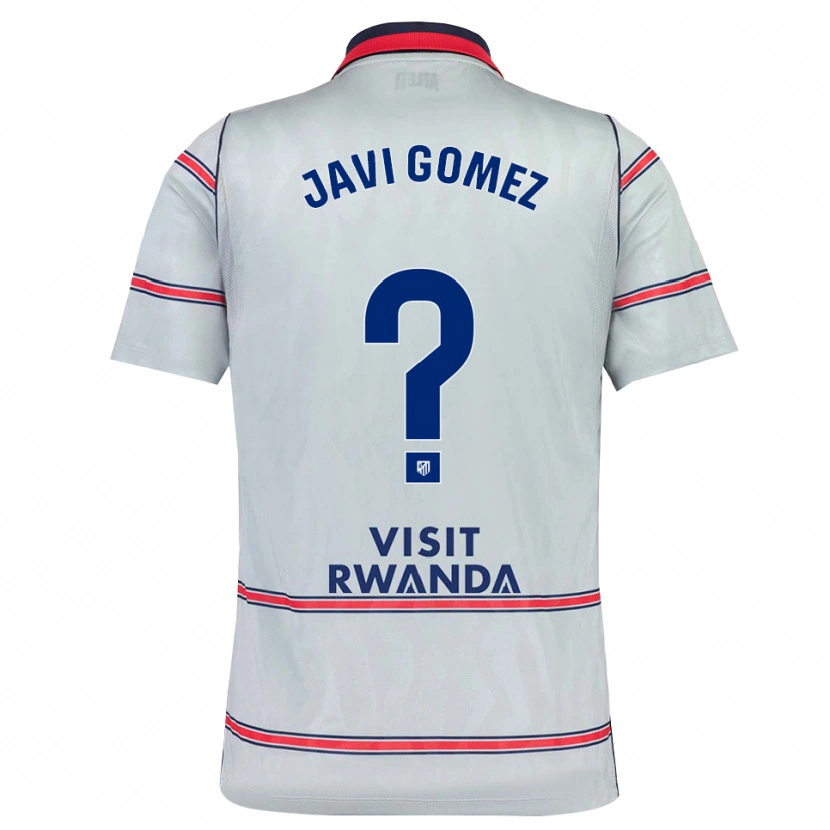 Danxen Heren Javi Gomez #0 Grijs Rood Marineblauw Thuisshirt Derde Tenue 2026/27 T-Shirt