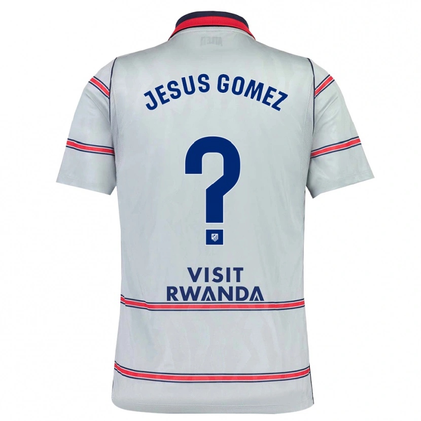 Danxen Heren Jesus Gomez #0 Grijs Rood Marineblauw Thuisshirt Derde Tenue 2026/27 T-Shirt