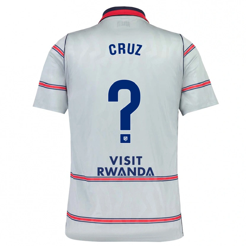 Danxen Heren Alberto Cruz #0 Grijs Rood Marineblauw Thuisshirt Derde Tenue 2026/27 T-Shirt