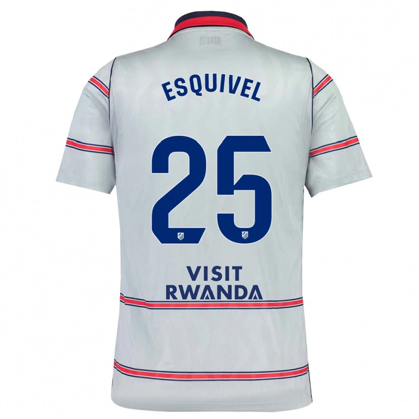 Danxen Heren Salvi Esquivel #25 Grijs Rood Marineblauw Thuisshirt Derde Tenue 2026/27 T-Shirt