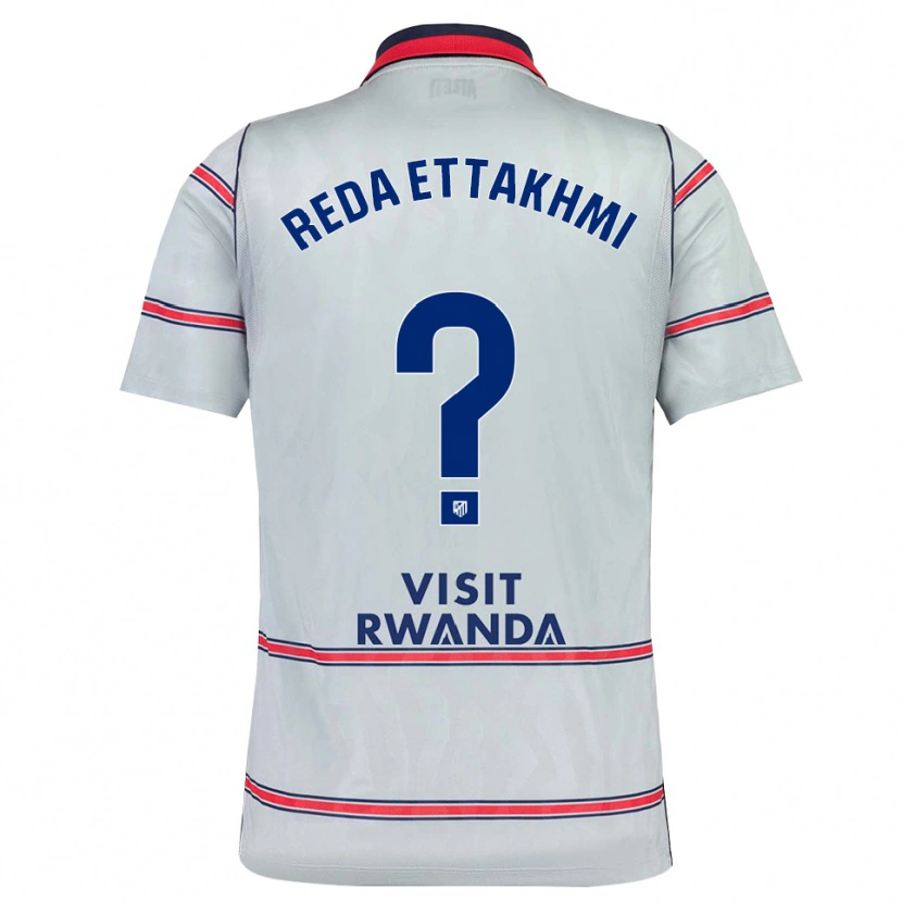 Danxen Heren Mohamed Reda Ettakhmi #0 Grijs Rood Marineblauw Thuisshirt Derde Tenue 2026/27 T-Shirt