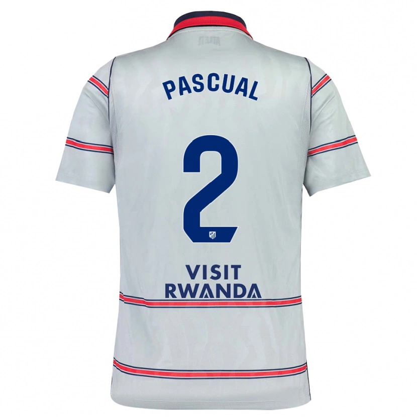 Danxen Heren Martin Pascual #2 Grijs Rood Marineblauw Thuisshirt Derde Tenue 2026/27 T-Shirt