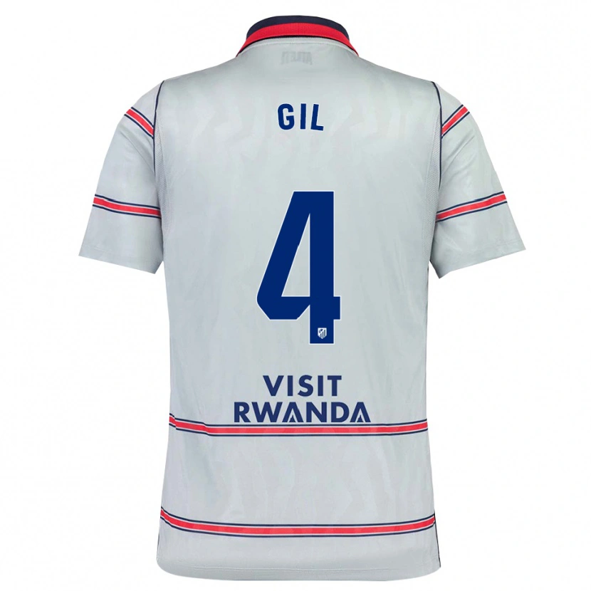 Danxen Heren Miguel Gil #4 Grijs Rood Marineblauw Thuisshirt Derde Tenue 2026/27 T-Shirt