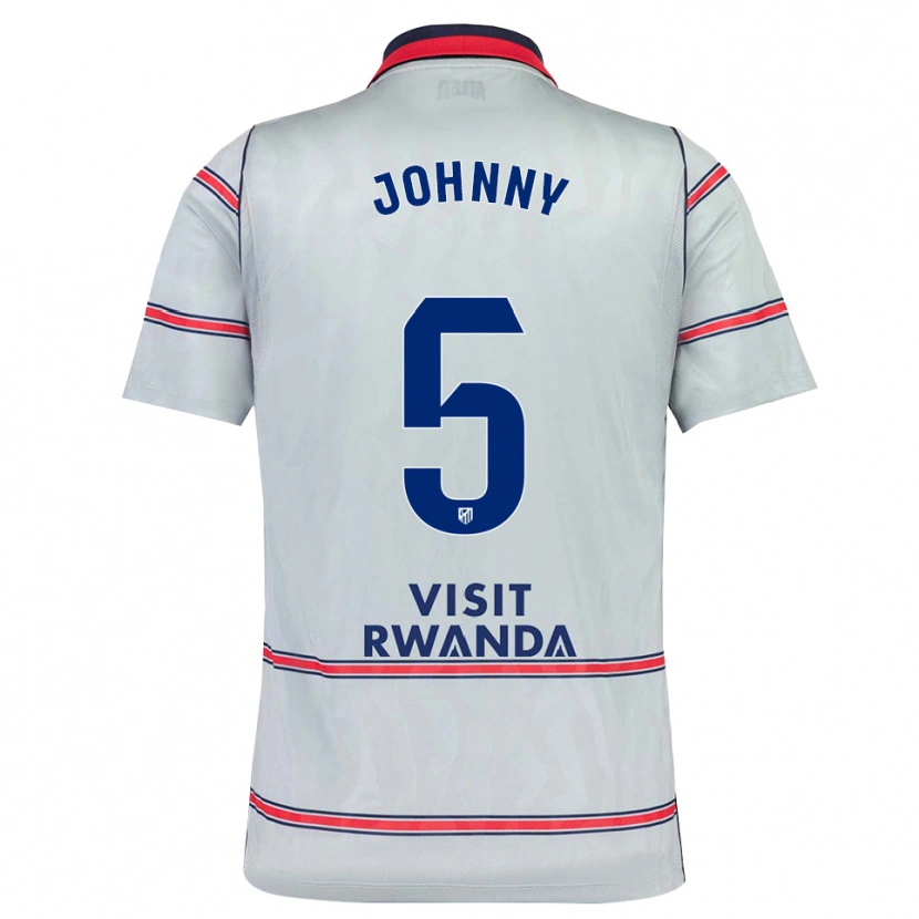 Danxen Heren Johnny Cardoso #5 Grijs Rood Marineblauw Thuisshirt Derde Tenue 2026/27 T-Shirt