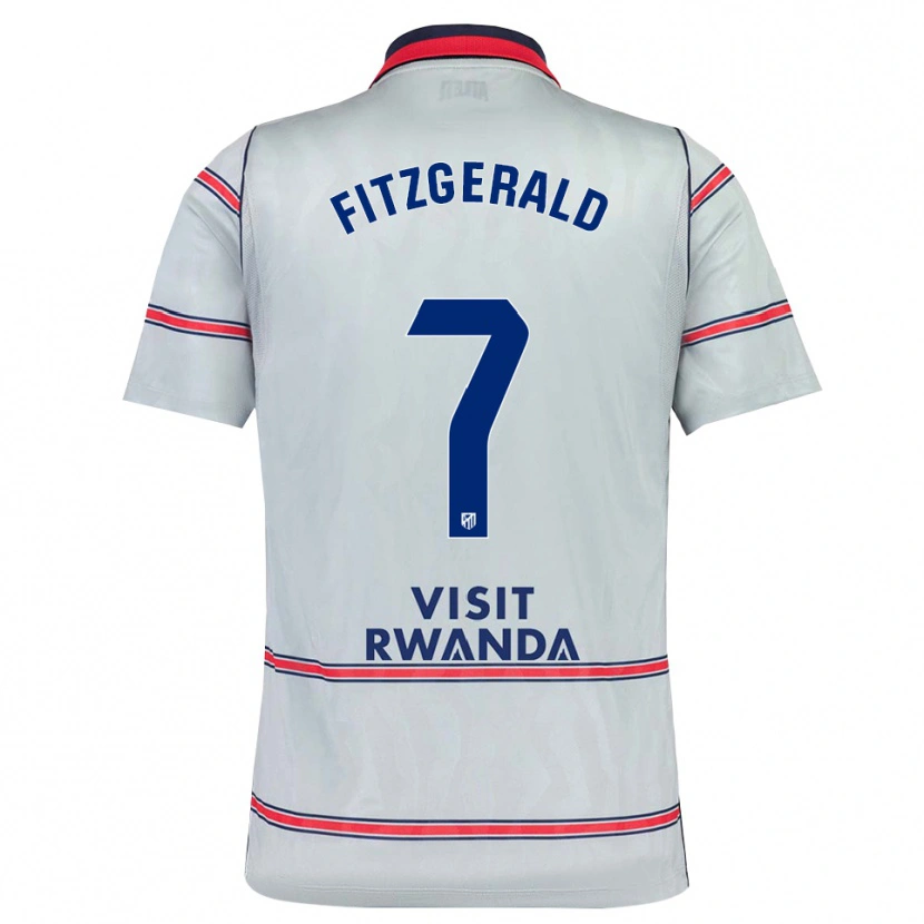 Danxen Heren Daniel Fitzgerald #7 Grijs Rood Marineblauw Thuisshirt Derde Tenue 2026/27 T-Shirt