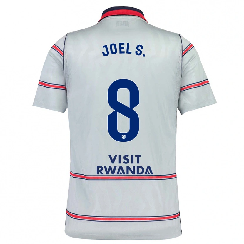 Danxen Heren Joel Sánchez #8 Grijs Rood Marineblauw Thuisshirt Derde Tenue 2026/27 T-Shirt