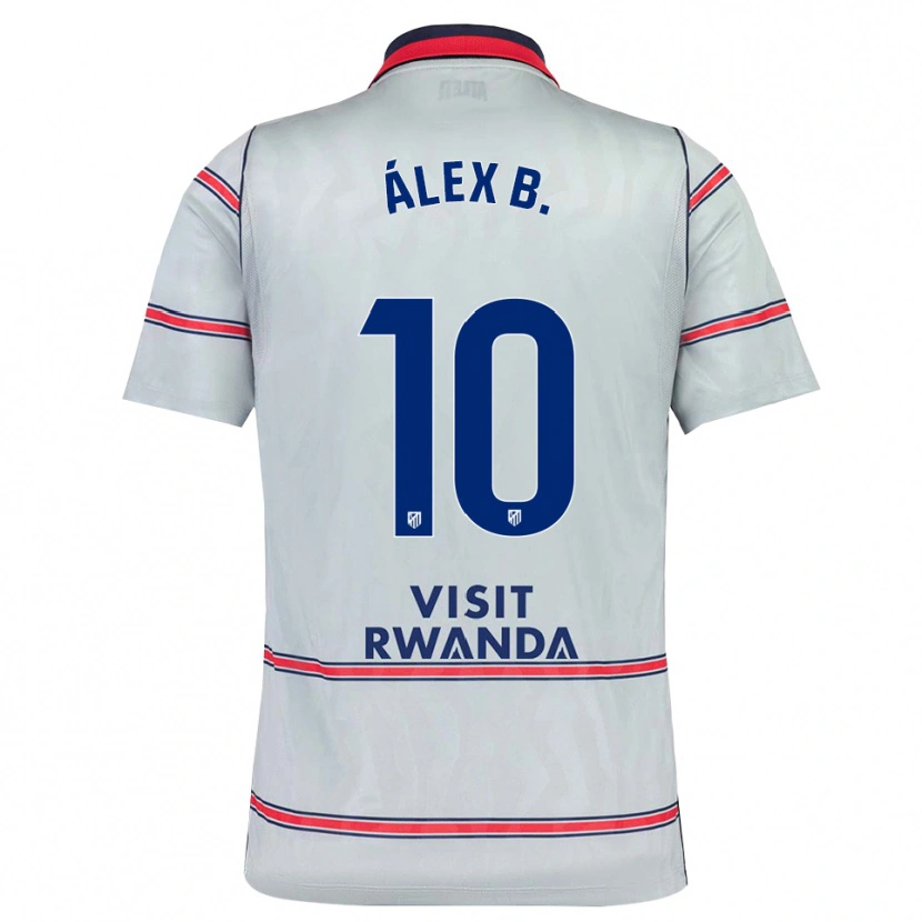 Danxen Heren Álex Baena #10 Grijs Rood Marineblauw Thuisshirt Derde Tenue 2026/27 T-Shirt