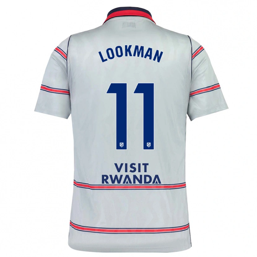 Danxen Heren Ademola Lookman #11 Grijs Rood Marineblauw Thuisshirt Derde Tenue 2026/27 T-Shirt